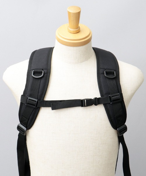 フロント2ポケット 大容量 2層式 バックパック サイドメッシュポケット