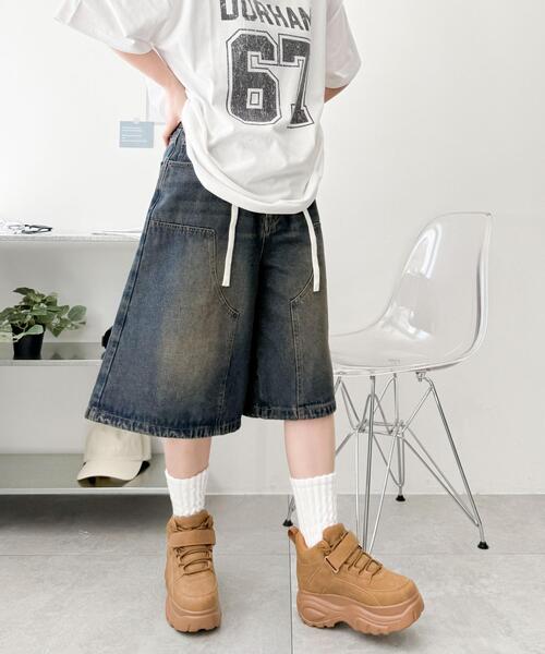 WEGO（ウィゴー）の「WEGO/【25年春夏新作】ハイカットベルト厚底スニーカー（スニーカー・レディース・ブラック/キャメル/ホワイト・MEDIUM/LARGE）」の7枚目の写真