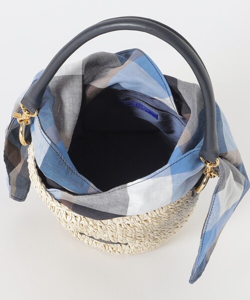 新品〉ブルーレベルクレストブリッジ　かごバッグ クレストブリッジチェックPVCミニトート（バッグ）｜BLUE LABEL