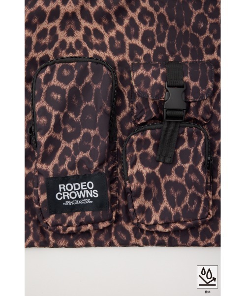 RODEO CROWNS WIDE BOWL（ロデオクラウンズワイドボウル）の「W/Rコードナップサック（バックパック/リュック・レディース・ブラック/ブラウン系その他/マルチ・FREE）」の21枚目の写真