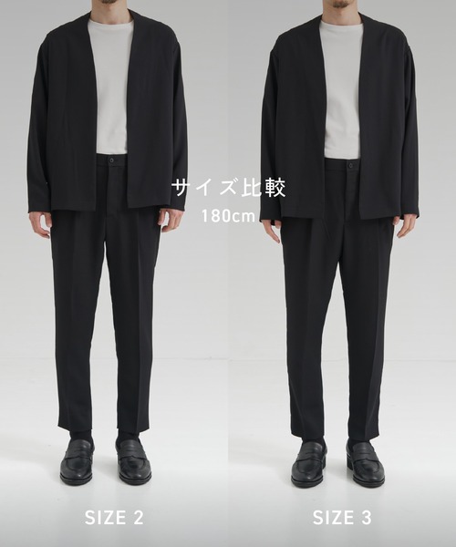 UNITED TOKYO(ユナイテッドトウキョウ)の「【再入荷】Summer Dry Air サイドゴムスラックス |夏服|軽量性|伸縮性|SETUP可(スラックス・メンズ・グレイッシュベージュ/ダークグレー/ブラック/オリーブ/ストライプ/ダークネイビー・1/2/3)」の19枚目の写真