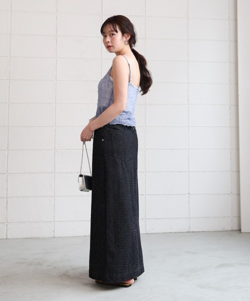 Bab(バブ)の「ストレッチレースキャミ(その他トップス・レディース・ライトブルー/ブラック/オフホワイト/グレー系その他3・FREE)」の8枚目の写真