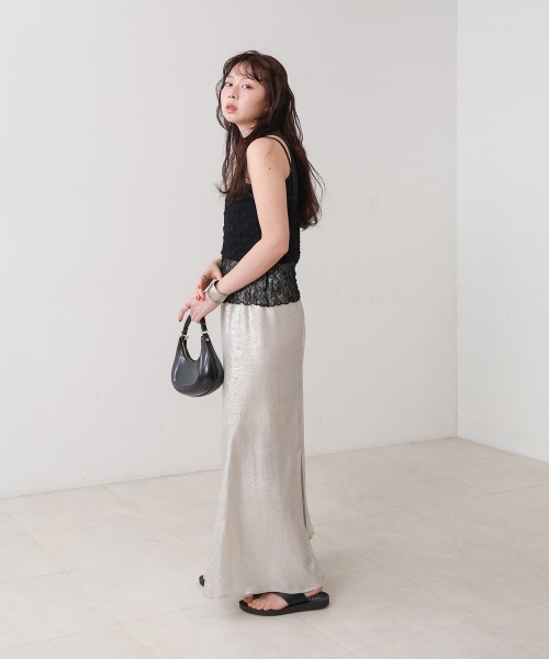 Bab(バブ)の「ストレッチレースキャミ(その他トップス・レディース・ライトブルー/ブラック/オフホワイト/グレー系その他3・FREE)」の20枚目の写真
