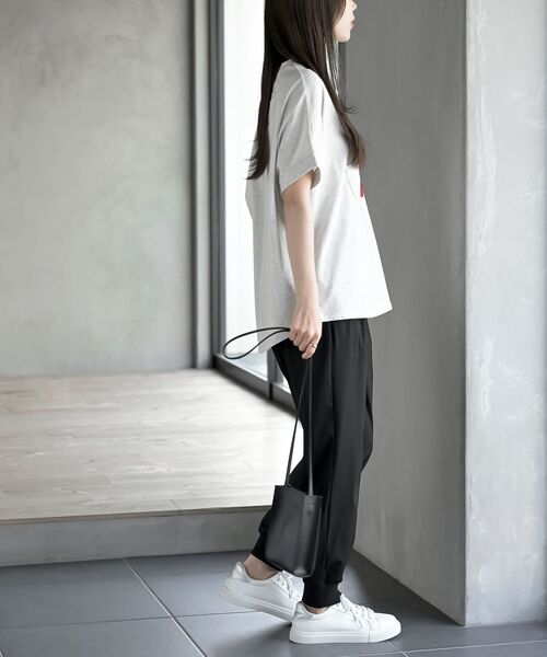 rps(アールピーエス)の「リボンキャットワイドT(Tシャツ/カットソー・レディース・オフホワイト/オートミール・フリー)」の17枚目の写真