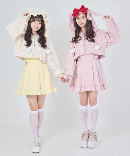 DearMyLove(ディアマイラブ)の「【Yes!プリキュア5Go!Go!×DML】ショートデザインパーカー(パーカー・レディース・ブラック/ベビーピンク/ライトイエロー・M-L/LL~3L)」の22枚目の写真
