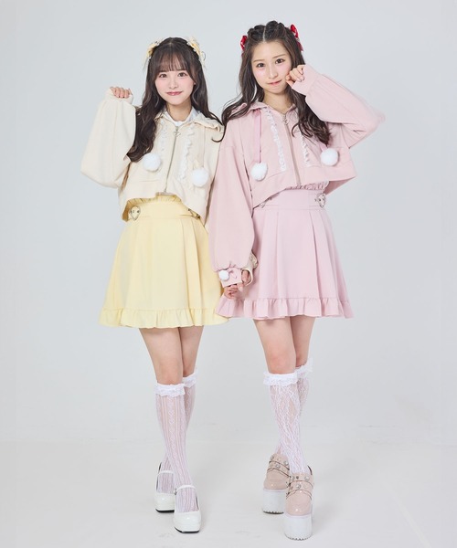 DearMyLove(ディアマイラブ)の「【Yes!プリキュア5Go!Go!×DML】ショートデザインパーカー(パーカー・レディース・ブラック/ベビーピンク/ライトイエロー・M-L/LL~3L)」の20枚目の写真