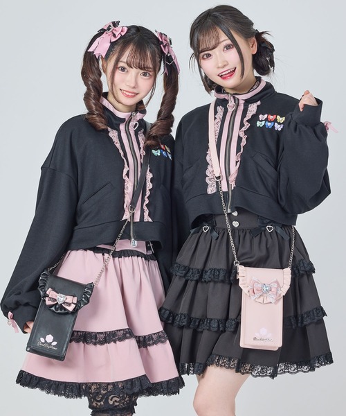 DearMyLove(ディアマイラブ)の「【Yes!プリキュア5Go!Go!×DML】ショートデザインパーカー(パーカー・レディース・ブラック/ベビーピンク/ライトイエロー・M-L/LL~3L)」の7枚目の写真