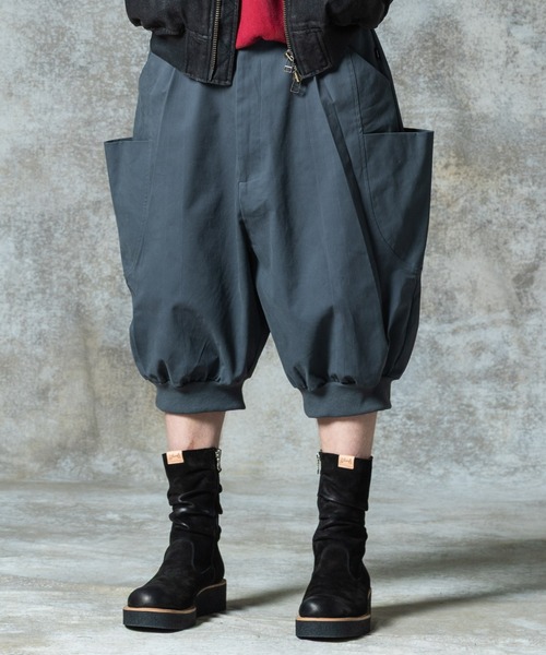 glamb サイドリブ コットン サルエル パンツ glamb - glamb スウェット サルエルパンツ 1 ショートリブ