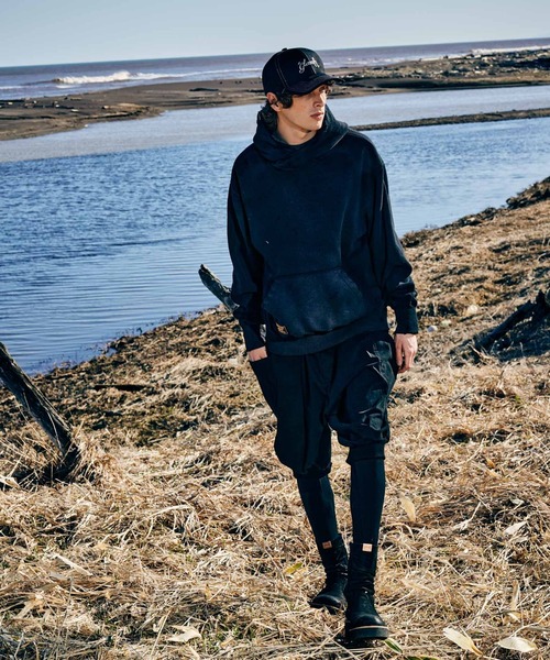 glambサルエルクロップドパンツ GB0325/P13 : Sarrouel Rib Cropped Pants / サルエルリブ