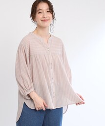 Reflect | 【手洗い可/羽織りでも◎】ストライプブラウス(シャツ/ブラウス)