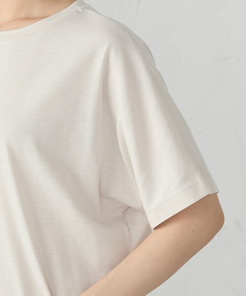 COMME CA ISM（コムサイズム）の「日本の色 カラーＴシャツ（Tシャツ/カットソー・レディース・アイボリー/マスタード/ダークブラウン/オレンジ系/チャコール/ライトグレー系/ブルー/ブラック・SMALL/LARGE/MEDIUM）」の18枚目の写真