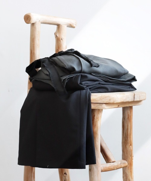 antiqua(アンティカ)の「レイヤード風ワイドパンツ(その他パンツ・レディース・ダークグレー/ブラック・LARGE/MEDIUM)」の13枚目の写真