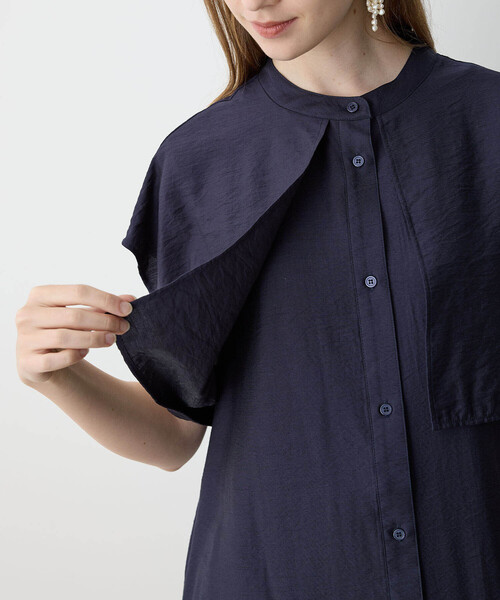 Rene♡2025年ss 新作　ライトブルー　ワンピース♡タグ共布有りセール RVCA ワンピース レディース PATCHED SS DRESS 「2025年春夏