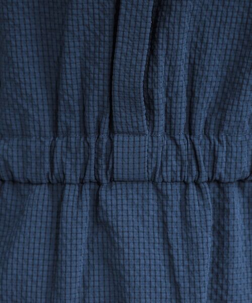 DRESKIP（ドレスキップ）の「【洗える/S-LL/ひんやり/UV】女性らしさ漂う サッカーワンピース（ワンピース・レディース・ブルー系その他/ダークブラウン/チャコールグレー・01/02/03/04）」の11枚目の写真