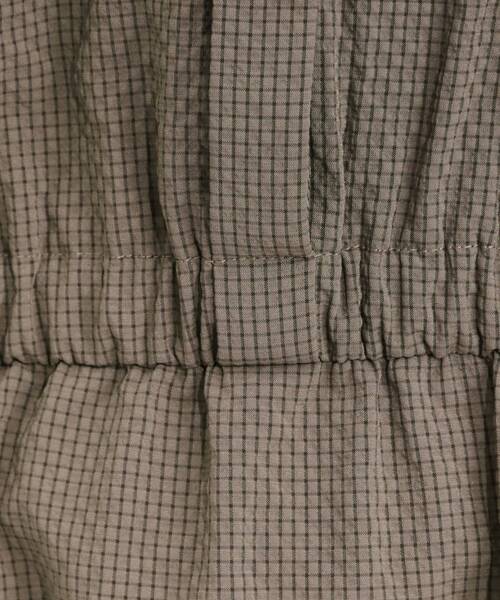 DRESKIP（ドレスキップ）の「【洗える/S-LL/ひんやり/UV】女性らしさ漂う サッカーワンピース（ワンピース・レディース・ブルー系その他/ダークブラウン/チャコールグレー・01/02/03/04）」の15枚目の写真