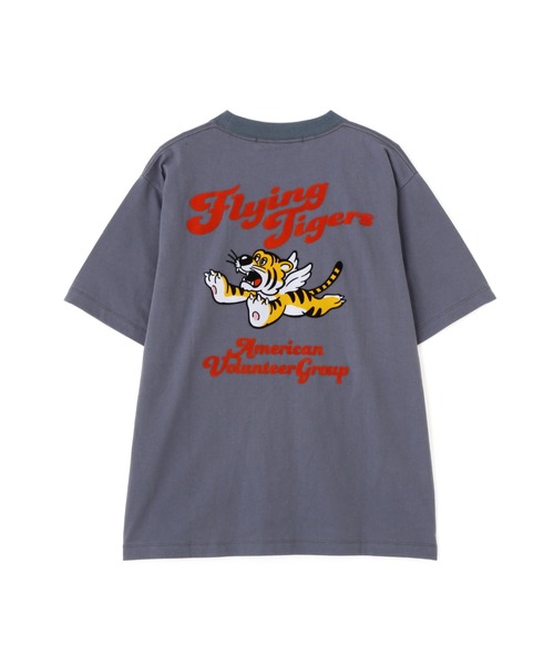 国内発送☆AVIREX☆FLYING TIGER T-SHIRT FLYING TIGER T-SHIRT / フライングタイガー 半袖Tシャツ