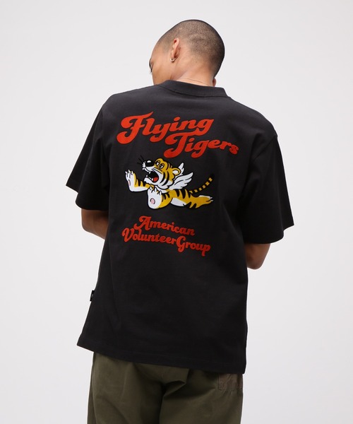 AVIREX アヴィレックス FLYING TIGER Tシャツ 半袖 全3色 FLYING TIGER T-SHIRT / フライングタイガー 半袖Tシャツ
