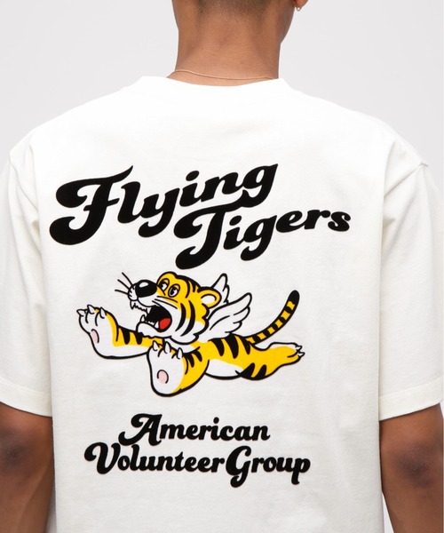 国内発送【AVIREX】フライングタイガー 半袖Tシャツ FLYING TIGER T-SHIRT / フライングタイガー 半袖Tシャツ