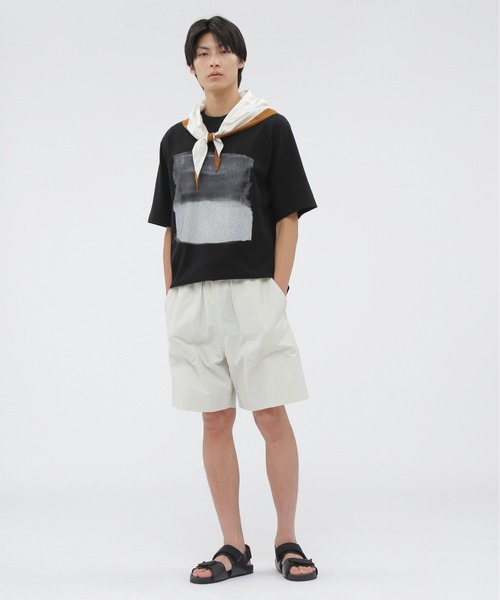 MHL.（エムエイチエル）の「MHL WOVEN SCOUT SCARF（ストール/ショール・レディース・オフホワイト/ブルー・FREE）」の8枚目の写真