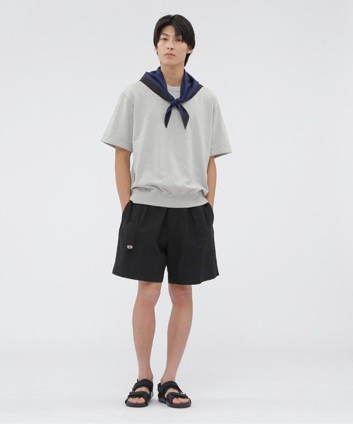 MHL.（エムエイチエル）の「MHL WOVEN SCOUT SCARF（ストール/ショール・レディース・オフホワイト/ブルー・FREE）」の15枚目の写真