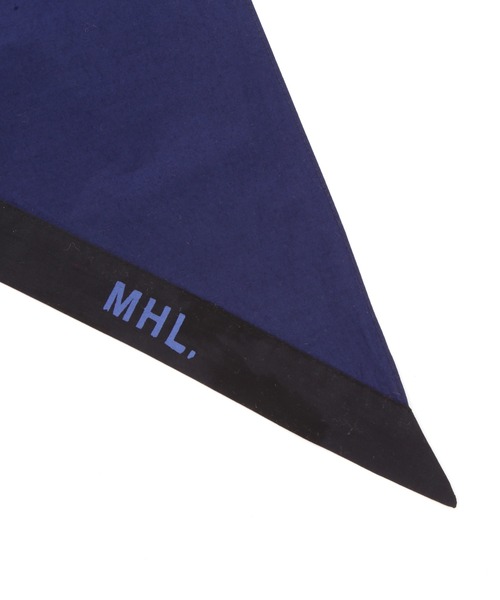 MHL.（エムエイチエル）の「MHL WOVEN SCOUT SCARF（ストール/ショール・レディース・オフホワイト/ブルー・FREE）」の16枚目の写真