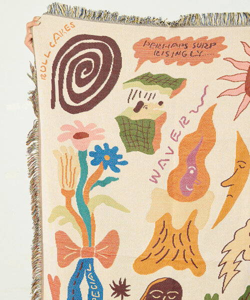 BIRTHDAY BAR（バースデイバー）の「norahi x BIRTHDAY BAR スローケット（ブランケット・レディース・ネイビー/アイボリー・0）」の14枚目の写真