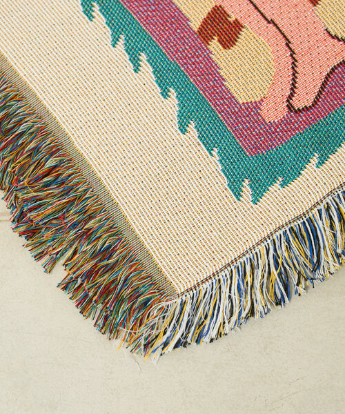 BIRTHDAY BAR（バースデイバー）の「norahi x BIRTHDAY BAR スローケット（ブランケット・レディース・ネイビー/アイボリー・0）」の21枚目の写真