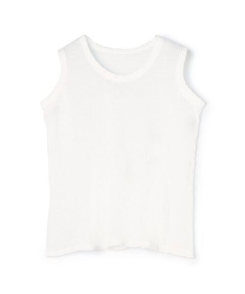 v::room（ヴィルーム）の「【別注】V::room ヘンプピケ タンクトップ（タンクトップ・レディース・ホワイト/ライトブルー/ベージュ・FREE）」の2枚目の写真