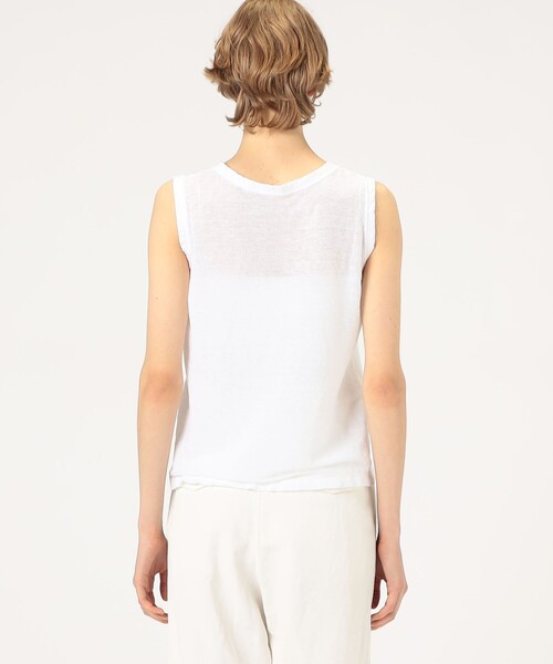 v::room（ヴィルーム）の「【別注】V::room ヘンプピケ タンクトップ（タンクトップ・レディース・ホワイト/ライトブルー/ベージュ・FREE）」の7枚目の写真