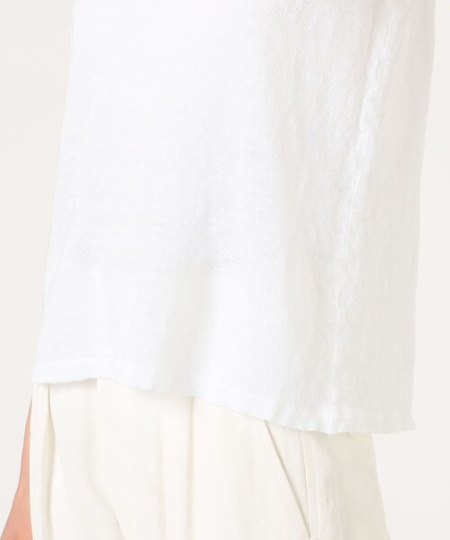 v::room（ヴィルーム）の「【別注】V::room ヘンプピケ タンクトップ（タンクトップ・レディース・ホワイト/ライトブルー/ベージュ・FREE）」の11枚目の写真