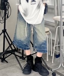 Figments | ラウンドストリングデニムハーフパンツ(デニムパンツ)