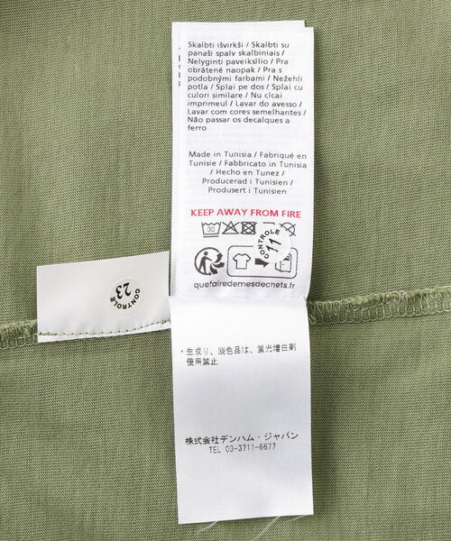 DENHAM(デンハム)の「DENHAM/デンハム/BRIDGE TEE LCJ(Tシャツ/カットソー・メンズ・ブラック/カーキ/ホワイト・M/L/XL)」の13枚目の写真