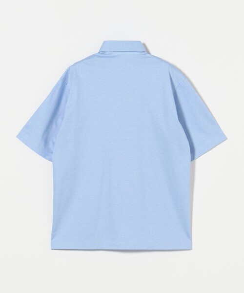 green label relaxing（グリーンレーベルリラクシング）の「ヘアライン ストライプ ボタンダウン ポロシャツ（ポロシャツ・メンズ・ライトブルー/ネイビー・S/XL/L/M）」の17枚目の写真