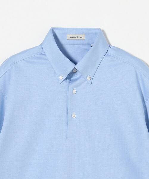 green label relaxing（グリーンレーベルリラクシング）の「ヘアライン ストライプ ボタンダウン ポロシャツ（ポロシャツ・メンズ・ライトブルー/ネイビー・S/XL/L/M）」の18枚目の写真