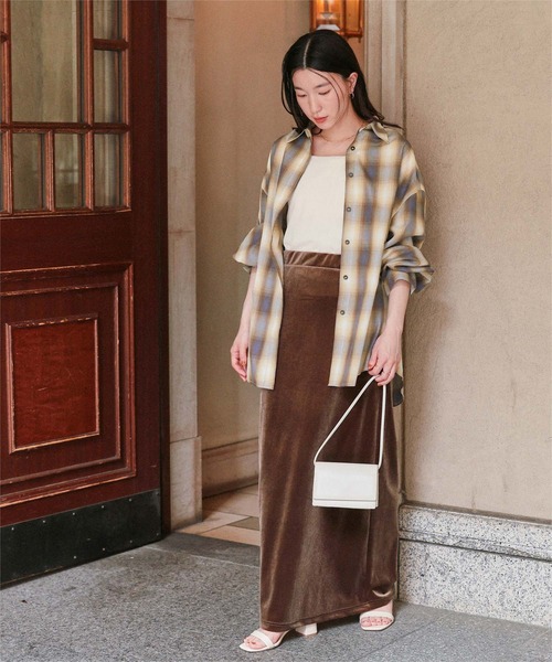 マルチウェイチェックオーバーシャツ（シャツ/ブラウス）｜titivate