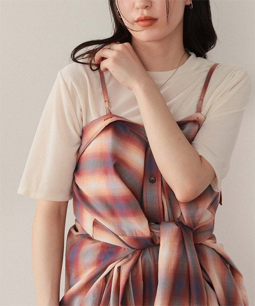 セール】マルチウェイチェックオーバーシャツ（シャツ/ブラウス