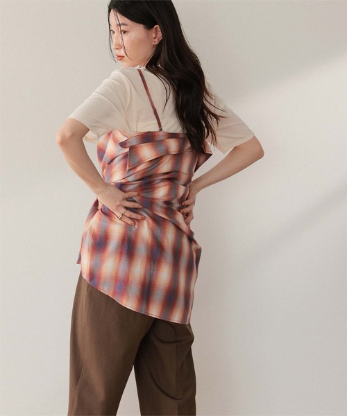 セール】マルチウェイチェックオーバーシャツ（シャツ/ブラウス