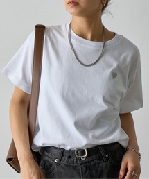 ハート刺繍Tシャツ