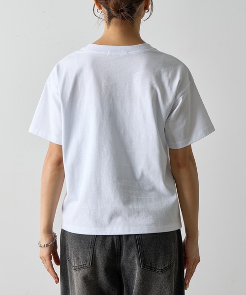 COLONY 2139（コロニートゥーワンスリーナイン）の「ハート刺繍Tシャツ（Tシャツ/カットソー・レディース・ホワイト/ピンク/ブラック/グレー・FREE）」の10枚目の写真