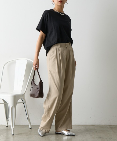 COLONY 2139（コロニートゥーワンスリーナイン）の「ハート刺繍Tシャツ（Tシャツ/カットソー・レディース・ホワイト/ピンク/ブラック/グレー・FREE）」の15枚目の写真