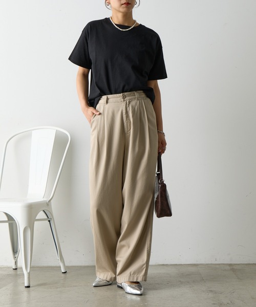 COLONY 2139（コロニートゥーワンスリーナイン）の「ハート刺繍Tシャツ（Tシャツ/カットソー・レディース・ホワイト/ピンク/ブラック/グレー・FREE）」の13枚目の写真