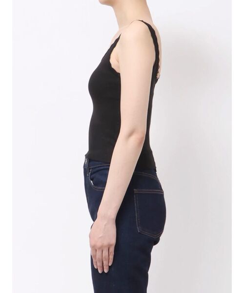 EVRIS（エヴリス）の「レースドッキングリブタンクトップ（タンクトップ・レディース・ブラック/ホワイト/ブラウン/ピンク・FREE）」の21枚目の写真