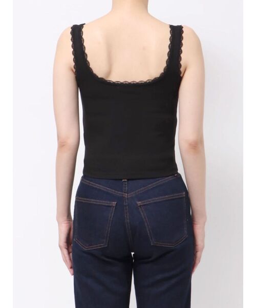 EVRIS（エヴリス）の「レースドッキングリブタンクトップ（タンクトップ・レディース・ブラック/ホワイト/ブラウン/ピンク・FREE）」の22枚目の写真