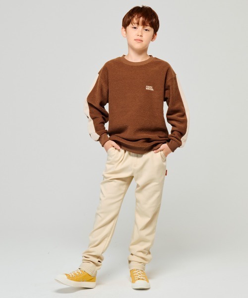KRIFF MAYER Kid's Collection(クリフメイヤーキッズコレクション)の「裏起毛ストレッチパンケーキパンツ(その他パンツ・キッズ・チャコール/ブラウン/カーキ/ナチュラル・120/130/140/150/160/170)」の18枚目の写真