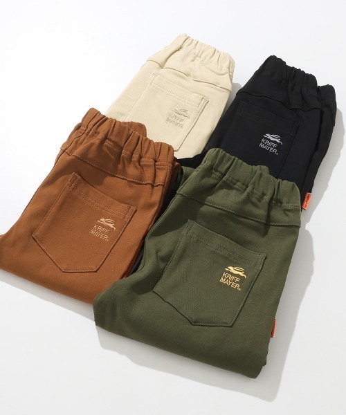 KRIFF MAYER Kid's Collection(クリフメイヤーキッズコレクション)の「裏起毛ストレッチパンケーキパンツ(その他パンツ・キッズ・チャコール/ブラウン/カーキ/ナチュラル・120/130/140/150/160/170)」の21枚目の写真