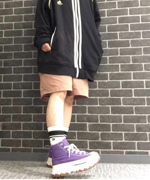 CONVERSE（コンバース）の「converse コンバース ALL STAR TREKWAVE FADEDCANVAS HI レディーススニーカー(オールスタートレックウエーブフェイデッドキャンバスHI)（スニーカー・レディース・パープル/グレー・22.5cm/23.0cm/23.5cm/24.0cm/24.5cm/25.0cm）」の5枚目の写真