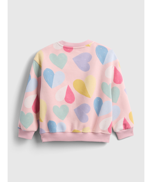 GAP（ギャップ）の「ヴィンテージソフト スウェットシャツ (幼児・ベビー)（スウェット・キッズ・アイボリー/レオパード/ピンク/ピンク系その他/ネイビー/マルチ/レッド・70cm/80ｃｍ/90cm/100cm/110cm/95cm/105cm）」の14枚目の写真