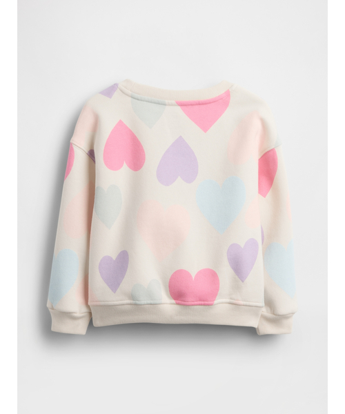 GAP（ギャップ）の「ヴィンテージソフト スウェットシャツ (幼児・ベビー)（スウェット・キッズ・アイボリー/レオパード/ピンク/ピンク系その他/ネイビー/マルチ/レッド・70cm/80ｃｍ/90cm/100cm/110cm/95cm/105cm）」の9枚目の写真