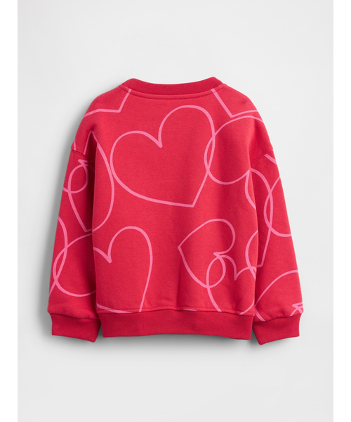 GAP（ギャップ）の「ヴィンテージソフト スウェットシャツ (幼児・ベビー)（スウェット・キッズ・アイボリー/レオパード/ピンク/ピンク系その他/ネイビー/マルチ/レッド・70cm/80ｃｍ/90cm/100cm/110cm/95cm/105cm）」の12枚目の写真