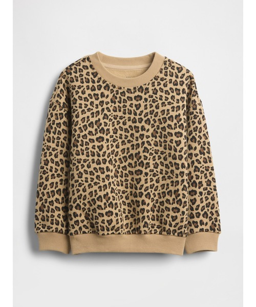 GAP（ギャップ）の「ヴィンテージソフト スウェットシャツ (幼児・ベビー)（スウェット・キッズ・アイボリー/レオパード/ピンク/ピンク系その他/ネイビー/マルチ/レッド・70cm/80ｃｍ/90cm/100cm/110cm/95cm/105cm）」の7枚目の写真